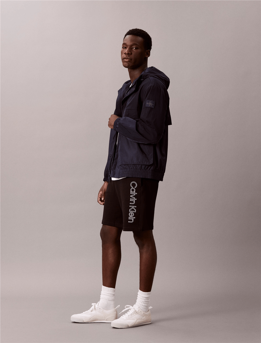 Calvin Klein 350Terry Eu Sp Graphic Short Erkek Şort Siyah