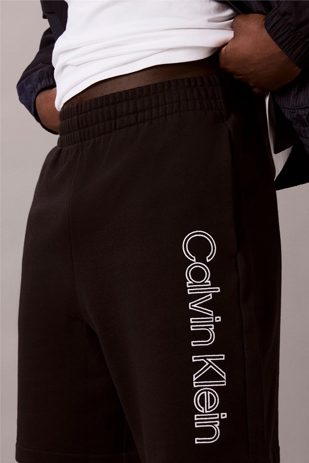 Calvin Klein 350Terry Eu Sp Graphic Short Erkek Şort Siyah