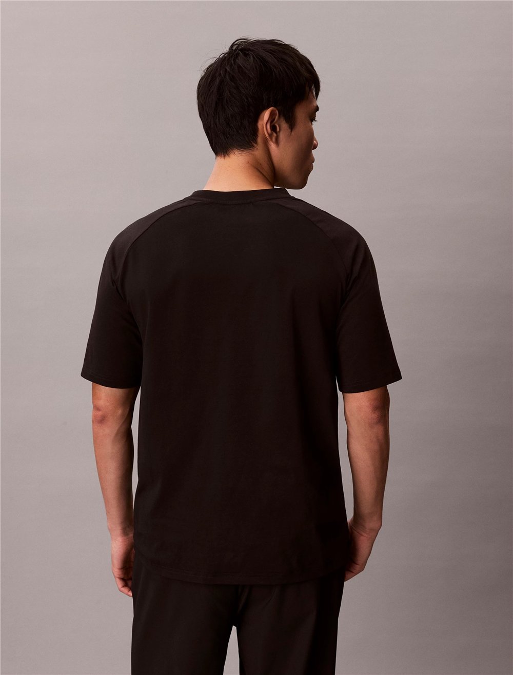 Calvin Klein Active Top Erkek Bisiklet Yaka T-Shirt Siyah