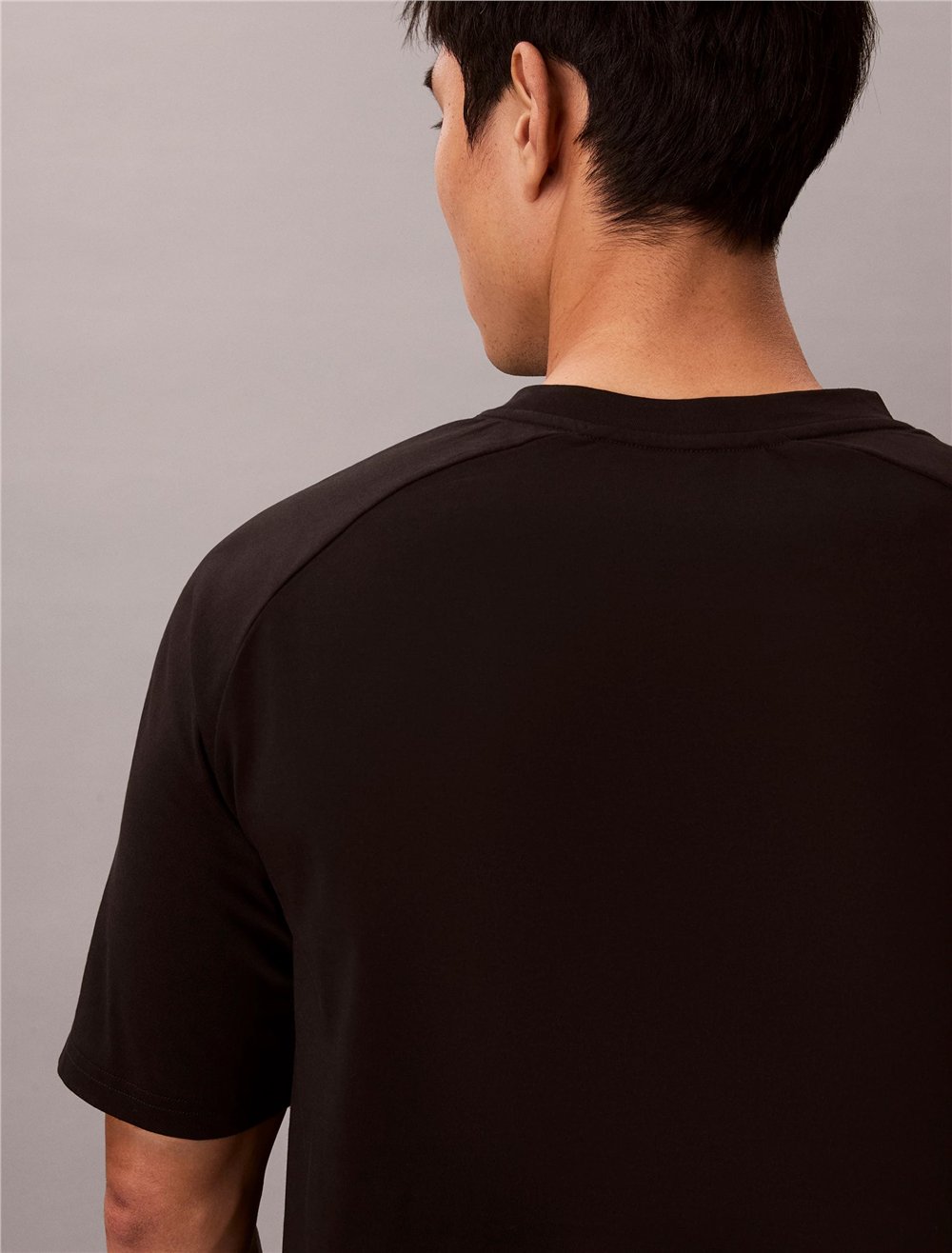 Calvin Klein Active Top Erkek Bisiklet Yaka T-Shirt Siyah