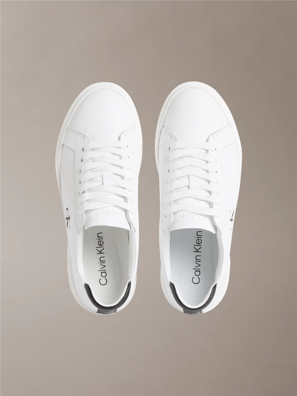 Calvin Klein Basket Cupsole Laceup Lth Ml Erkek Sneaker Beyaz