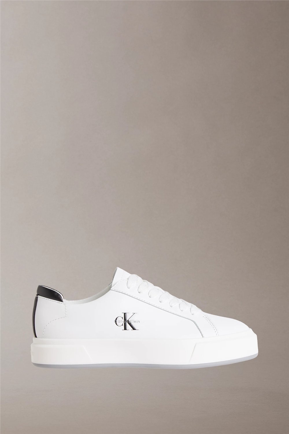 Calvin Klein Basket Cupsole Laceup Lth Ml Erkek Sneaker Beyaz