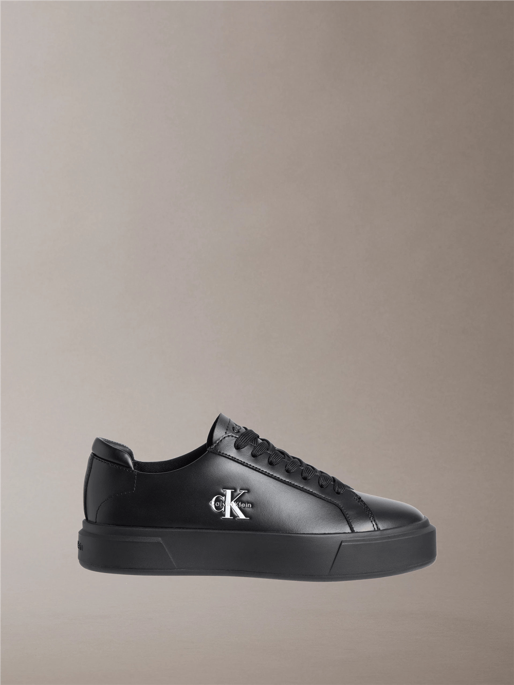 Calvin Klein Basket Cupsole Laceup Lth Ml Erkek Sneaker Siyah