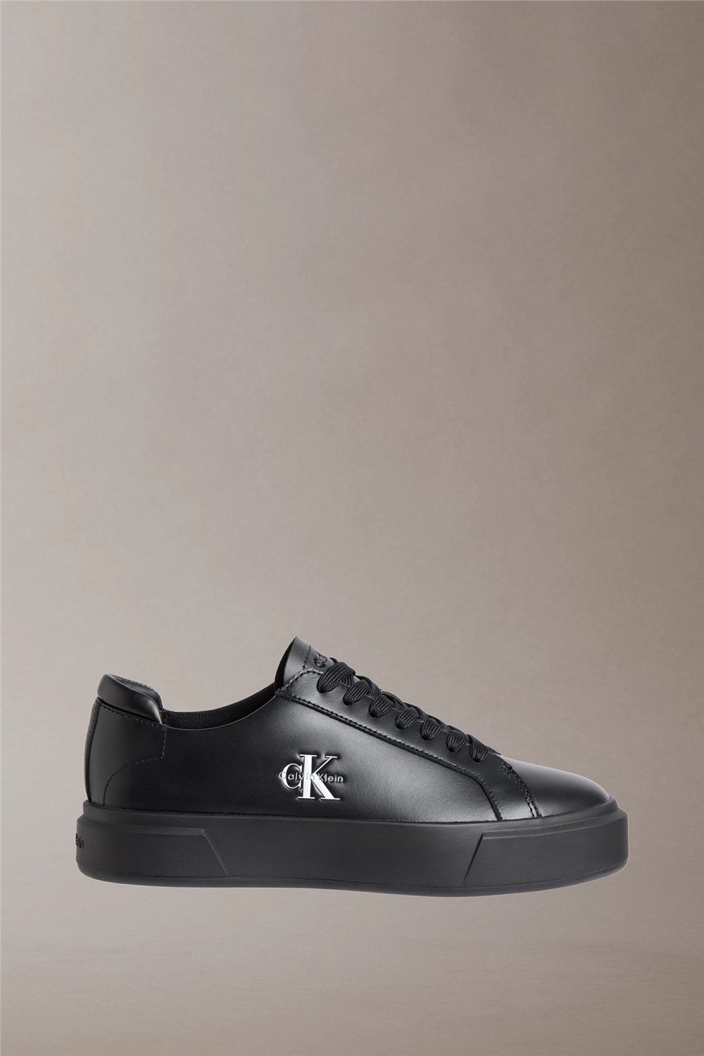 Calvin Klein Basket Cupsole Laceup Lth Ml Erkek Sneaker Siyah