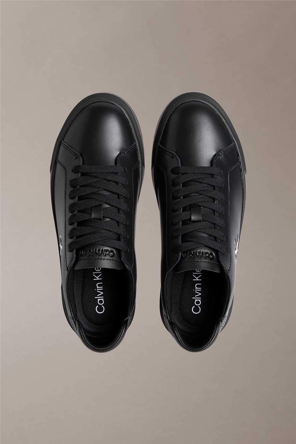 Calvin Klein Basket Cupsole Laceup Lth Ml Erkek Sneaker Siyah