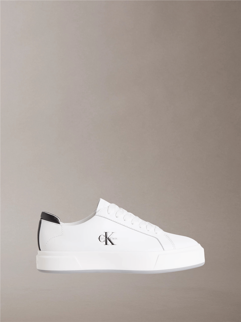 Calvin Klein Basket Cupsole Laceup Lth Ml Erkek Sneaker Beyaz