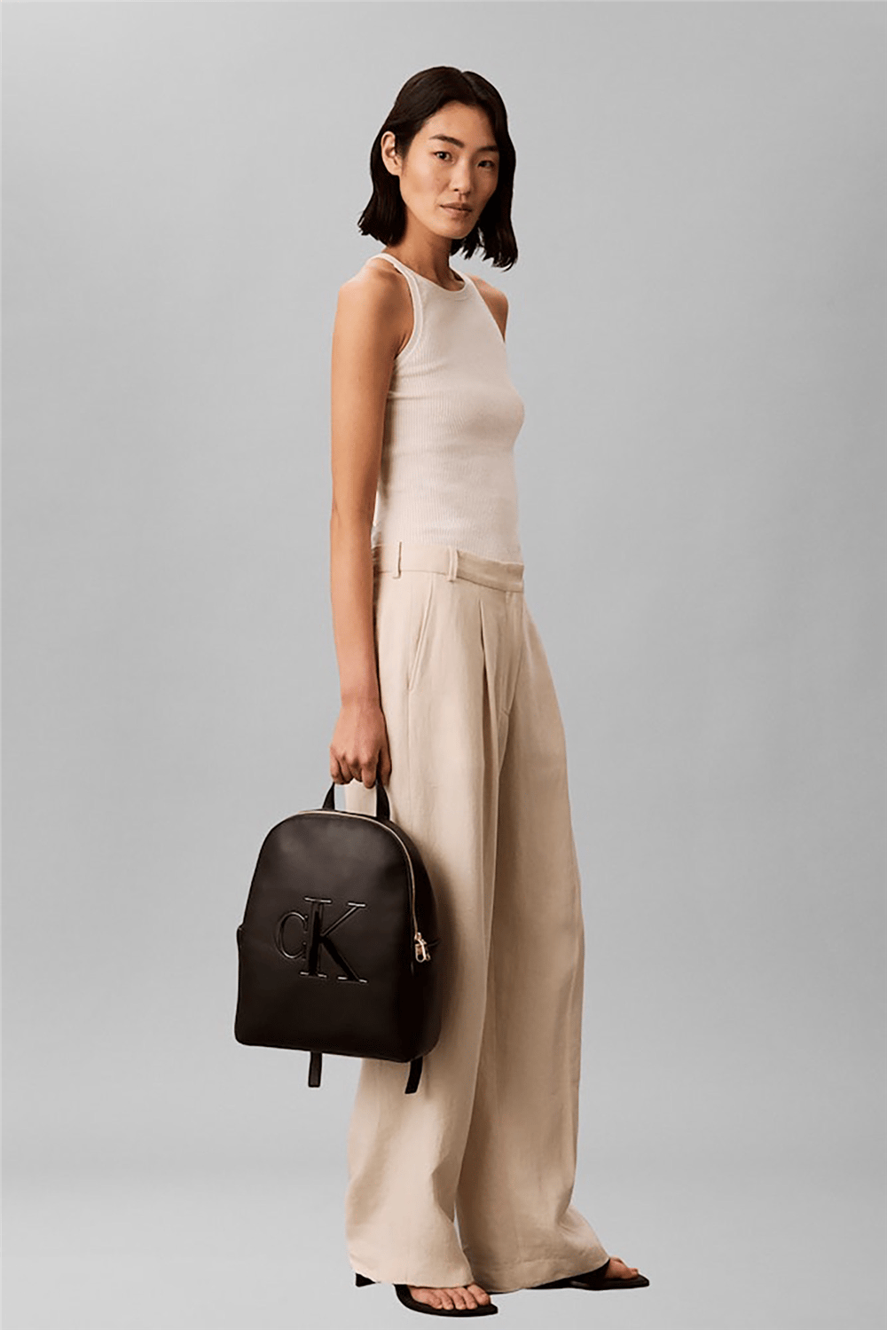 Calvin Klein Bold Ck Backpack Kadın Sırt Çantası Siyah