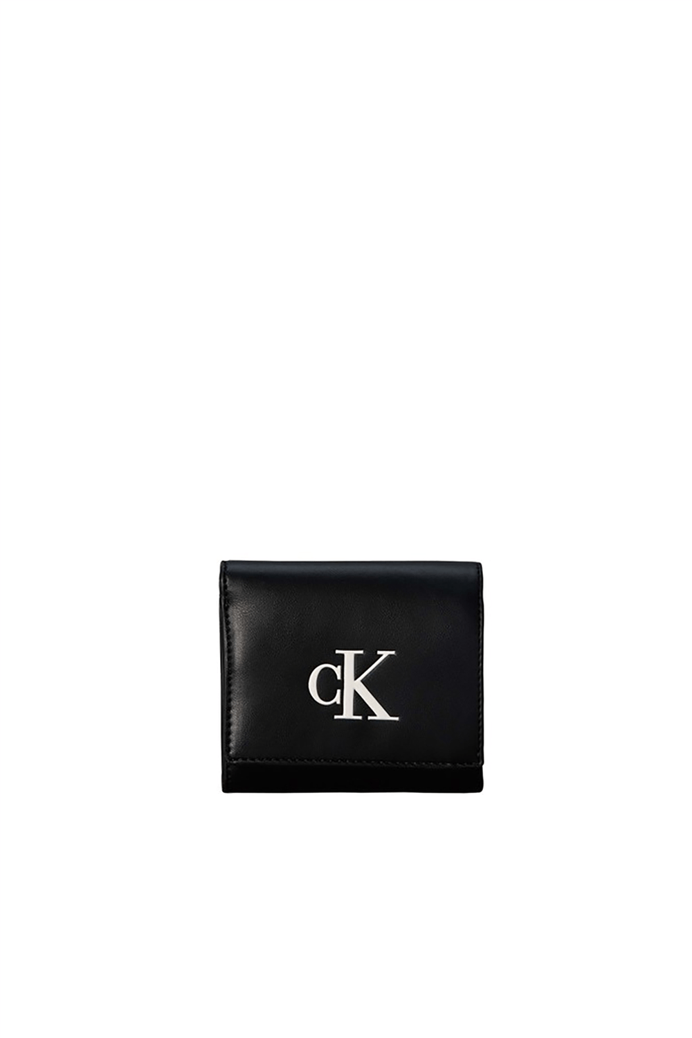 Calvin Klein Bold CK Medium Bifold Kadın Cüzdan Siyah