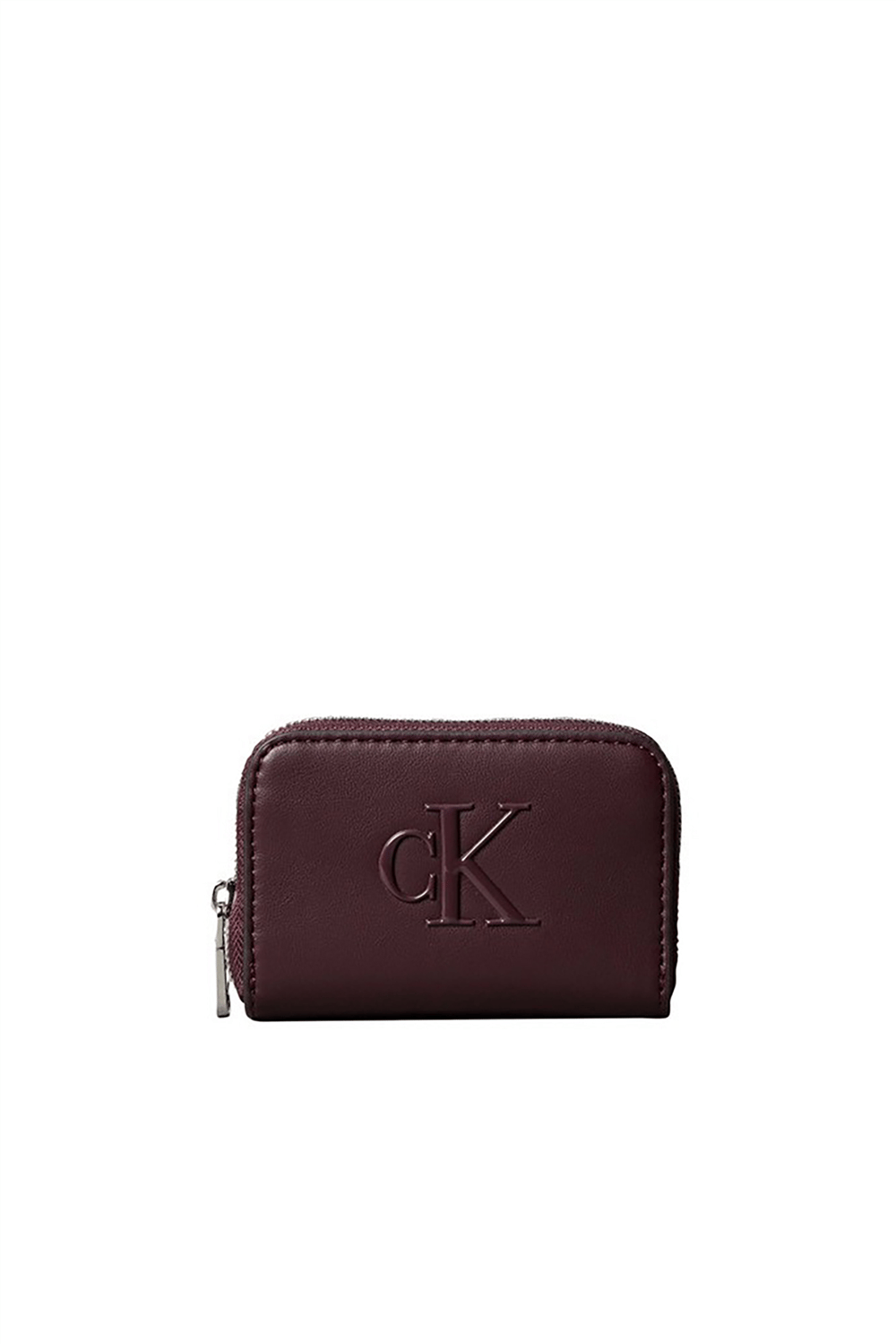 Calvin Klein Bold CK Medium Zip Around Kadın Cüzdan Siyah