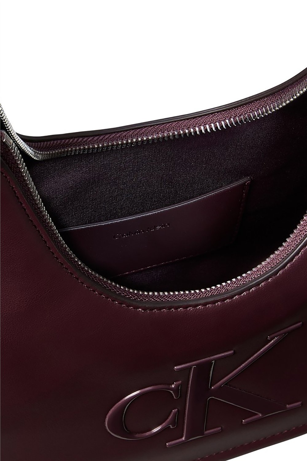Calvin Klein Bold Ck Small Crescent Bag Kadın Mini Omuz Çantası Siyah