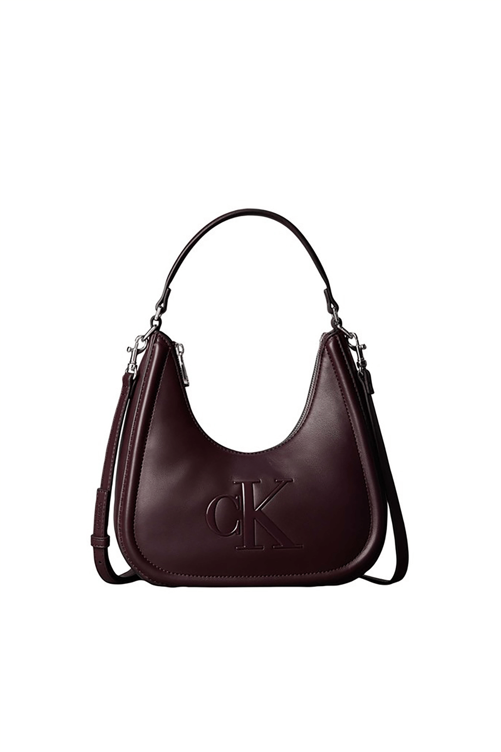 Calvin Klein Bold Ck Small Crescent Bag Kadın Mini Omuz Çantası Siyah
