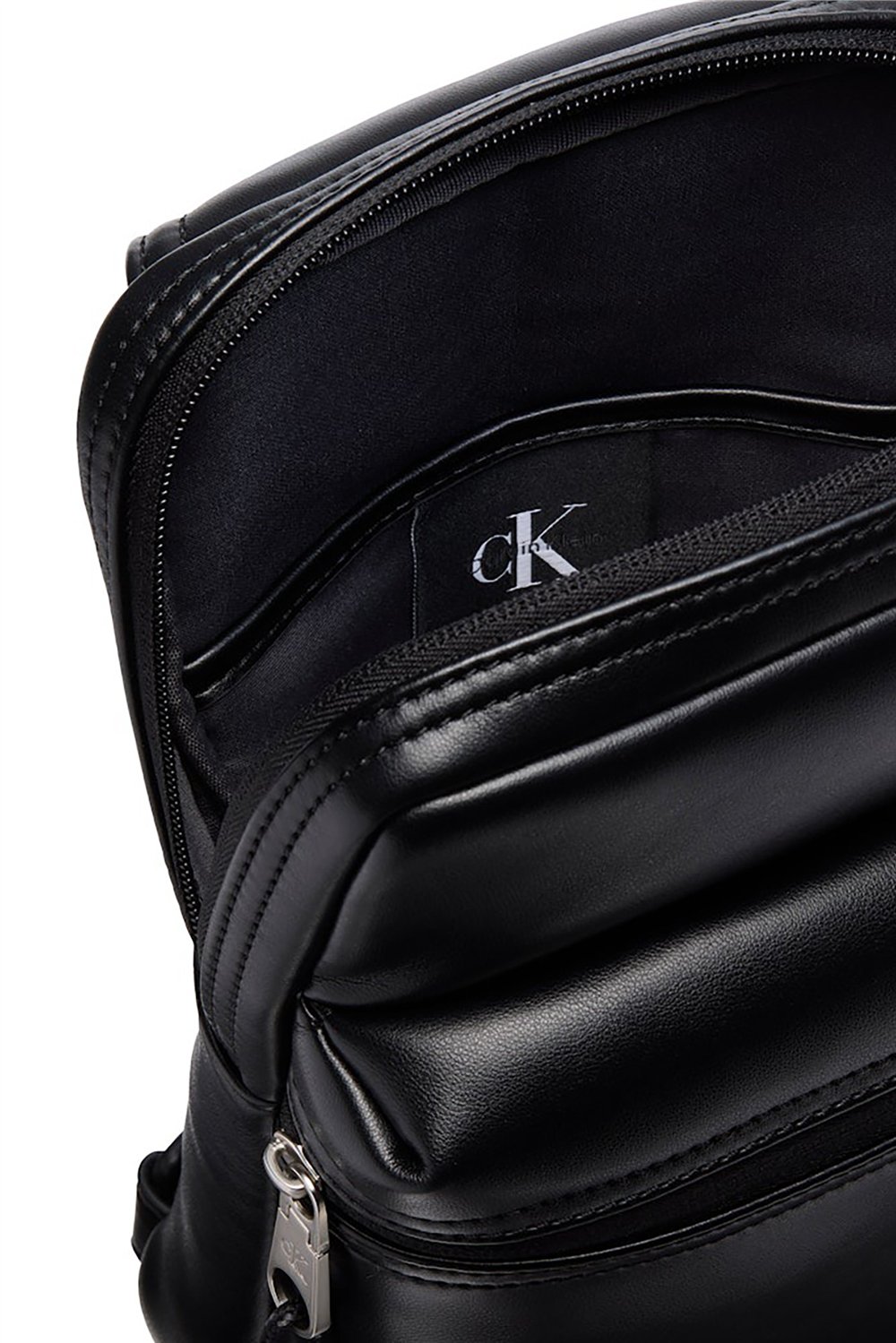 Calvin Klein Bold Logo Webbing Sling Erkek Reporter Çanta Siyah