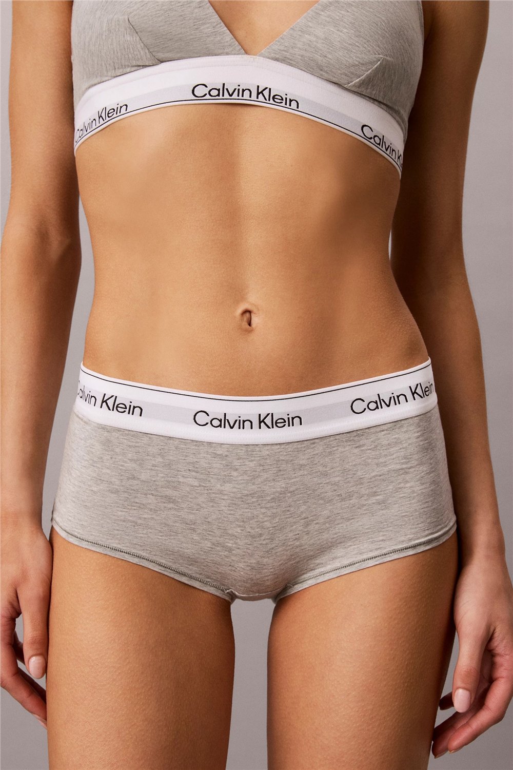 Calvin Klein Boyshort Kadın Külot Gri