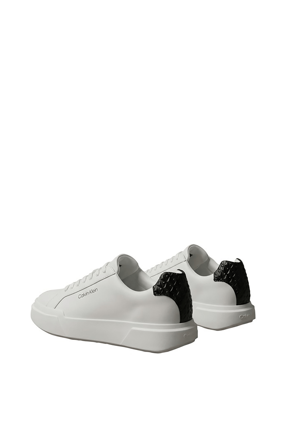 Calvin Klein Chunky Cups Laceup Lth Aop Bt Erkek Sneaker Beyaz