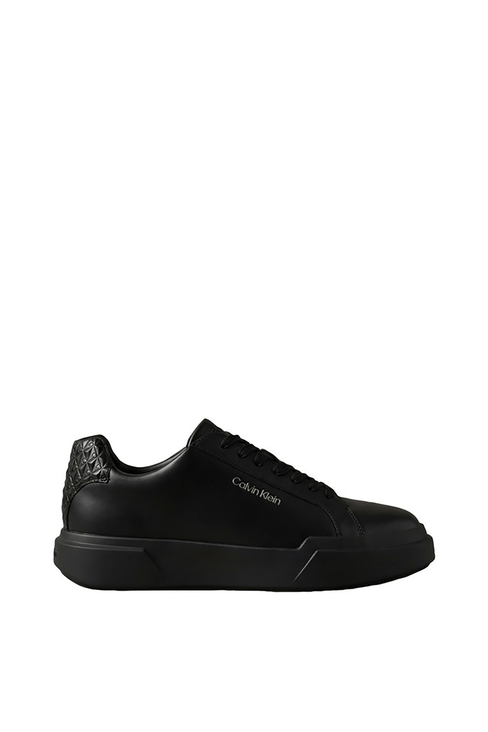 Calvin Klein Chunky Cups Laceup Lth Aop Bt Erkek Sneaker Siyah