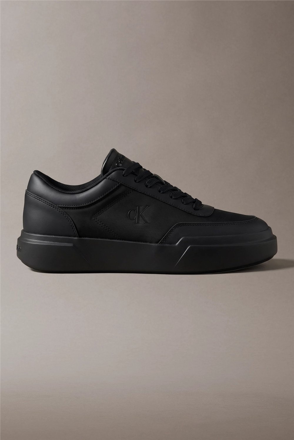 Calvin Klein Chunky Cups Laceup Oxf Mix Mat Erkek Sneaker Siyah