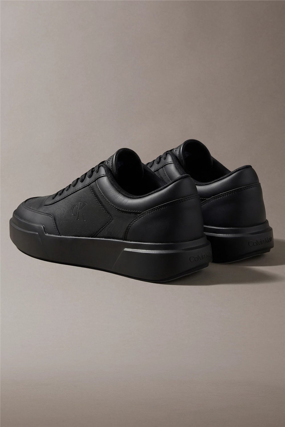 Calvin Klein Chunky Cups Laceup Oxf Mix Mat Erkek Sneaker Siyah