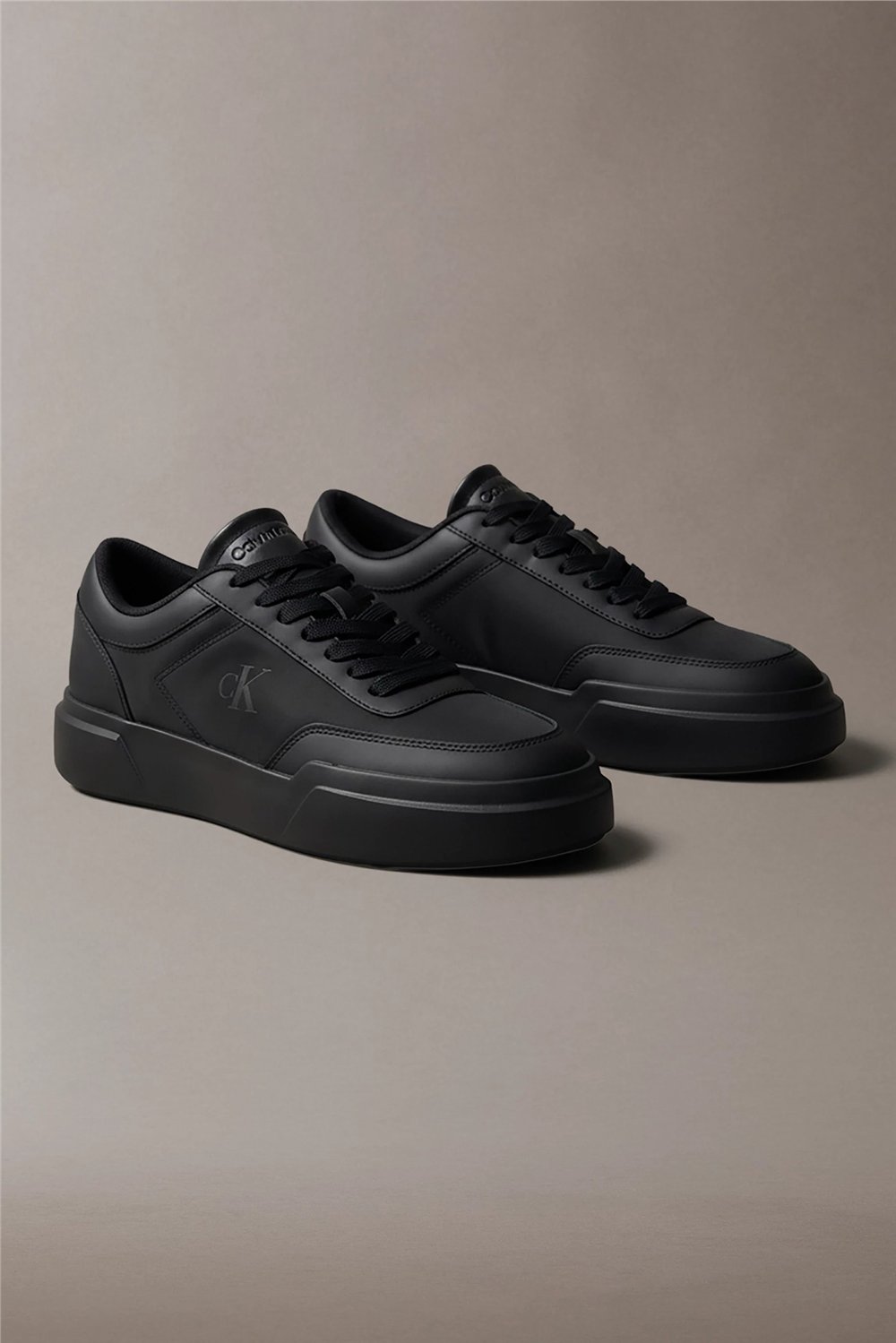 Calvin Klein Chunky Cups Laceup Oxf Mix Mat Erkek Sneaker Siyah