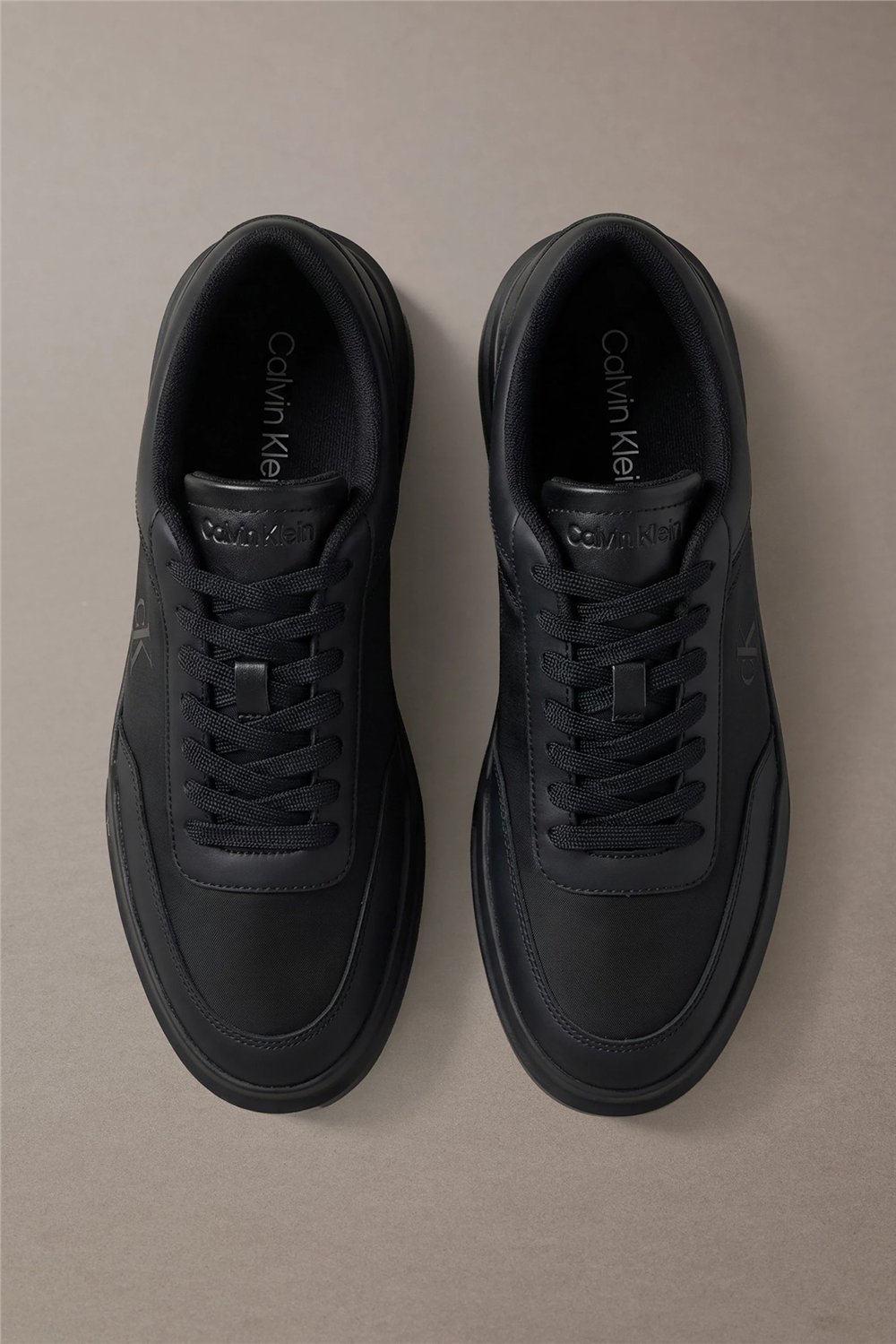 Calvin Klein Chunky Cups Laceup Oxf Mix Mat Erkek Sneaker Siyah