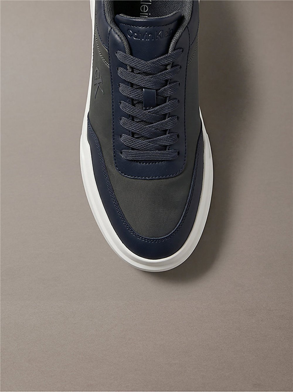 Calvin Klein Chunky Cups Laceup Oxf Mix Mat Erkek Sneaker Siyah