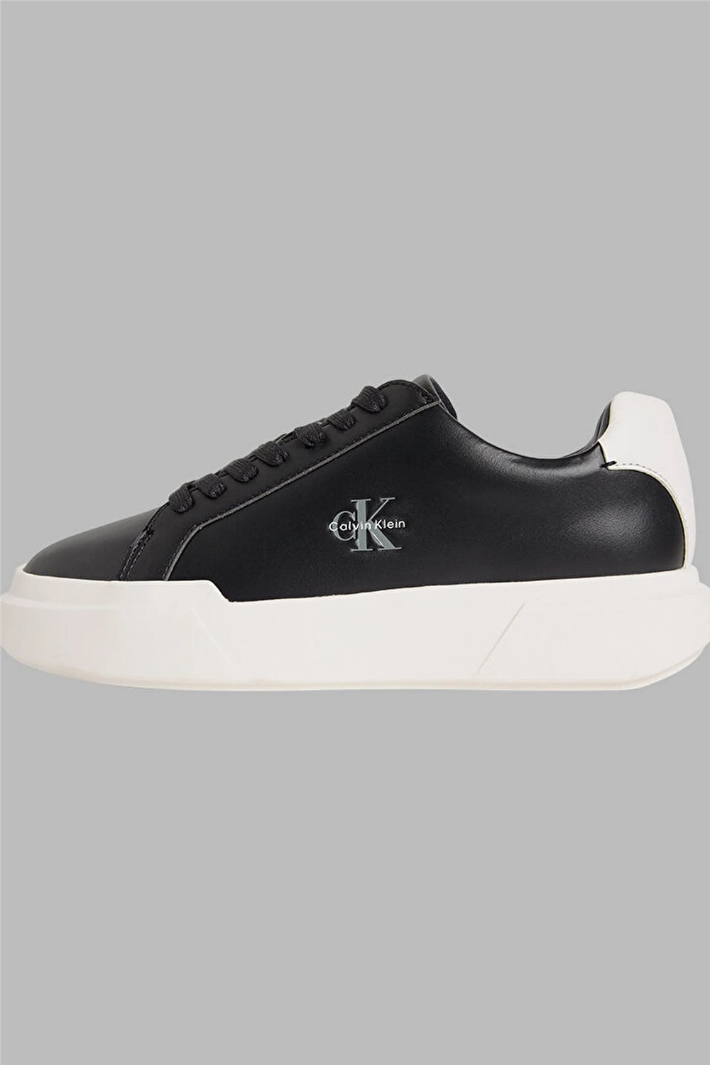 Calvin Klein Chunky Cupsole Laceup Lth Wn Kadın Sneaker Siyah