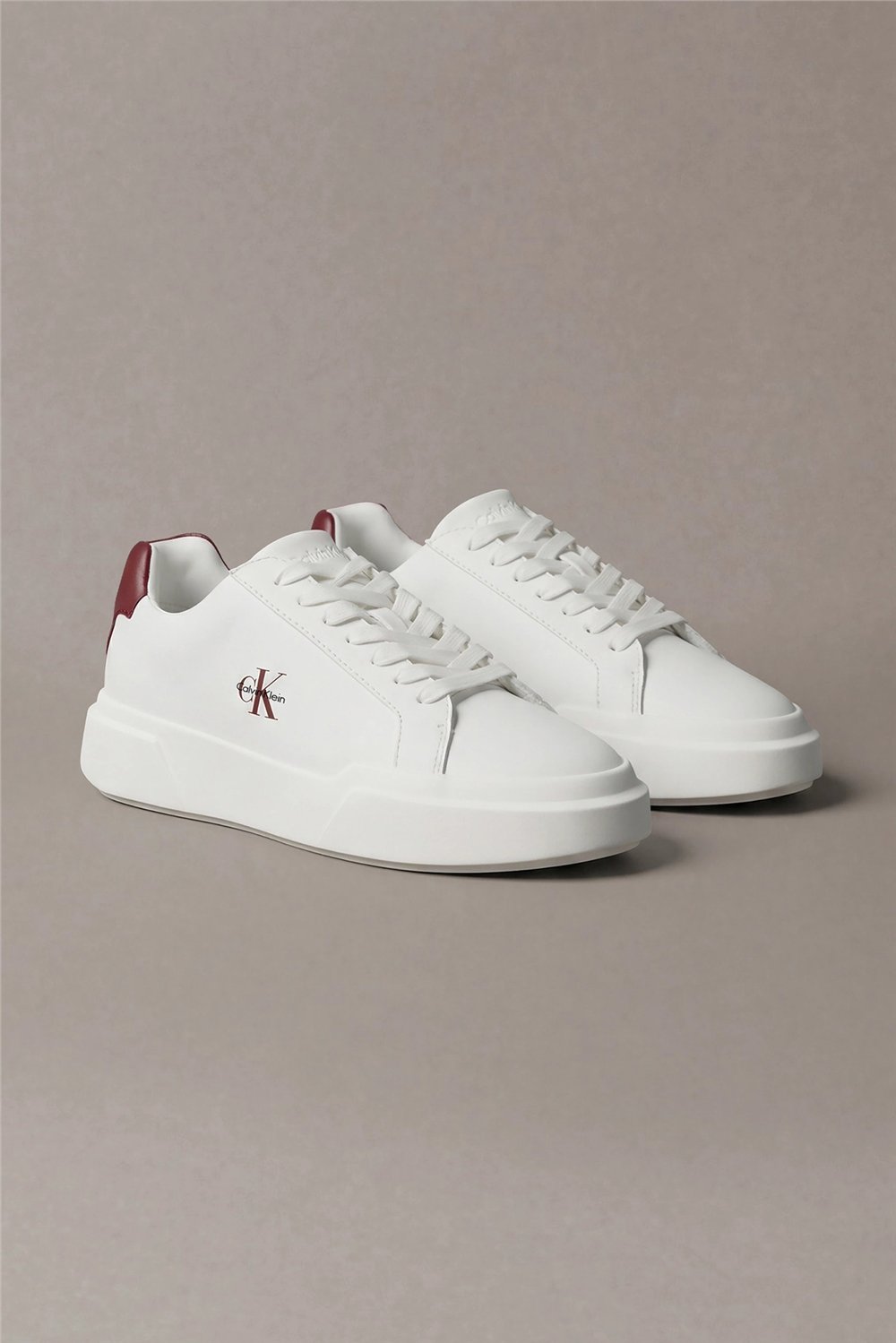 Calvin Klein Chunky Cupsole Laceup Lth Wn Kadın Sneaker Siyah
