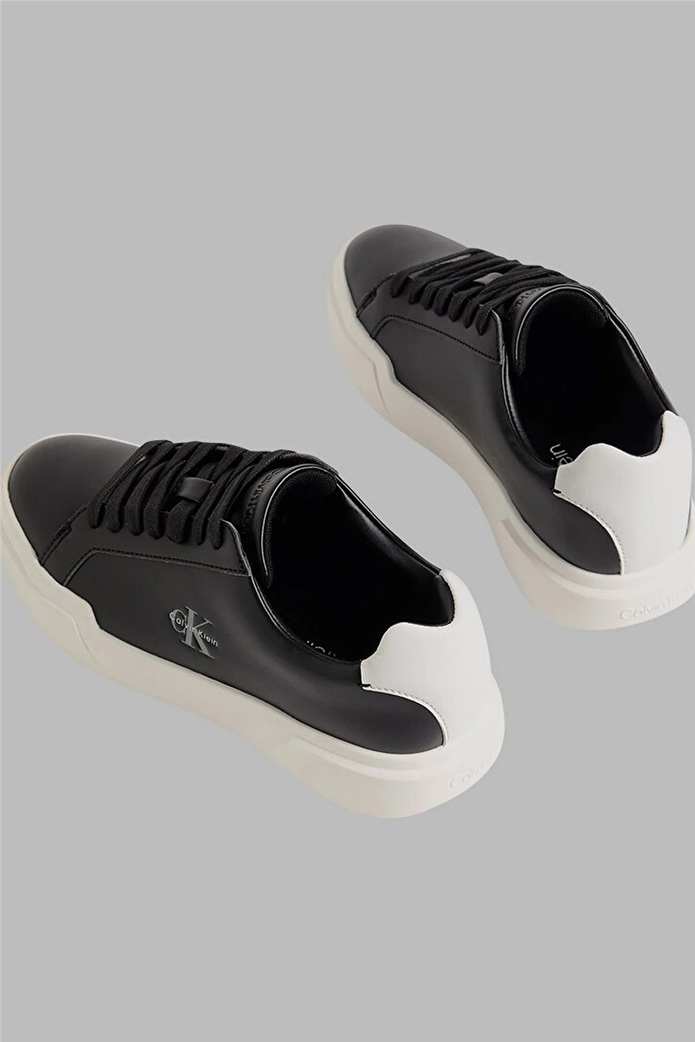 Calvin Klein Chunky Cupsole Laceup Lth Wn Kadın Sneaker Siyah