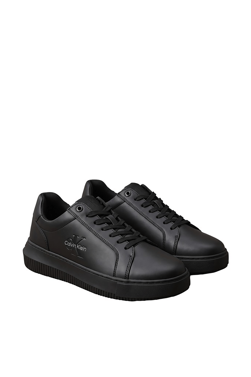 Calvin Klein Chunky Cupsole Mono Lth Erkek Sneaker Siyah