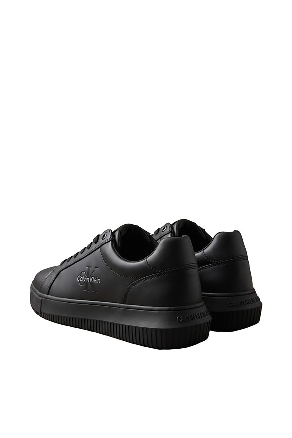 Calvin Klein Chunky Cupsole Mono Lth Erkek Sneaker Siyah