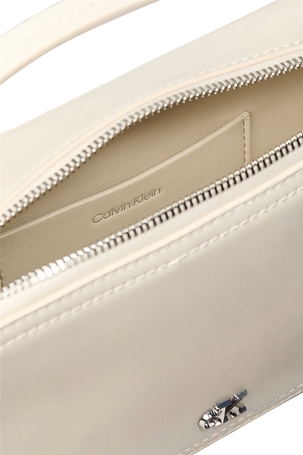 Calvin Klein Ck Hardware Camera Bag Kadın Mini Omuz Çantası Bej