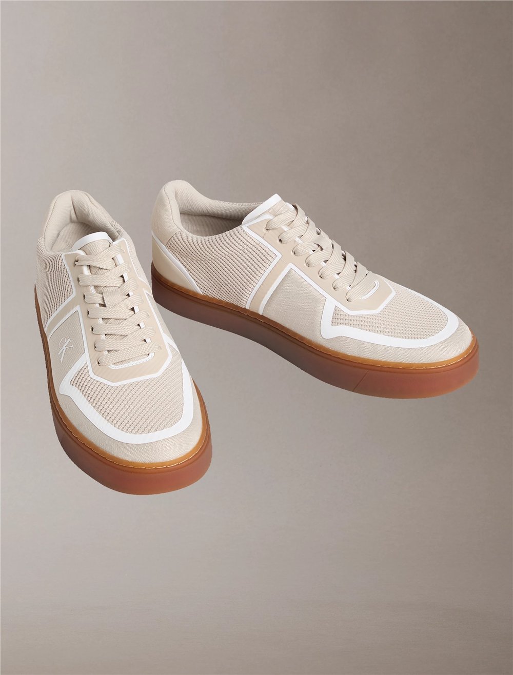 Calvin Klein Classic Cups Laceup Erkek Sneaker Gold