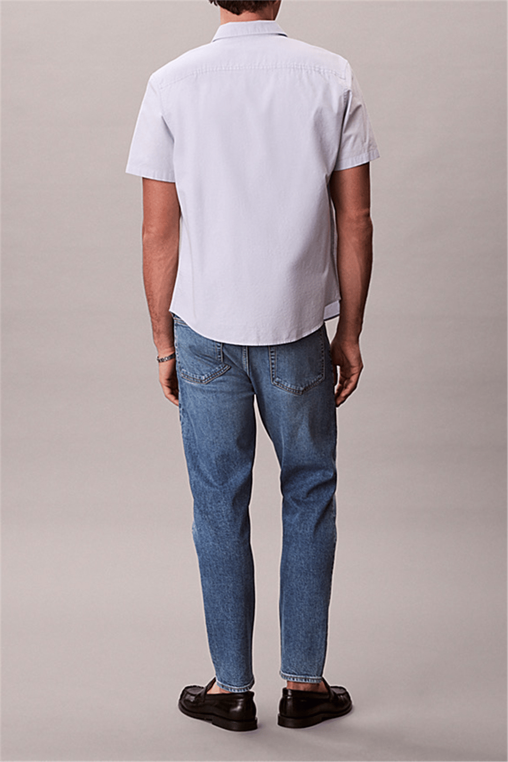 Calvin Klein Classic Taper Klein Erkek Jean Pantolon Mavi