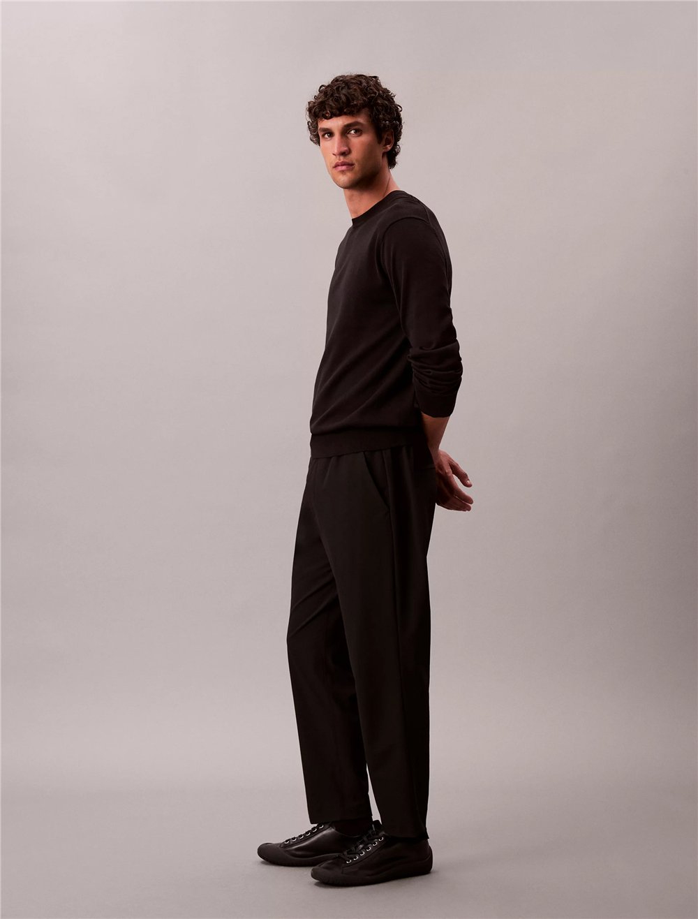 Calvin Klein Classic Tech Elastic Erkek Jogger Pantolon Siyah
