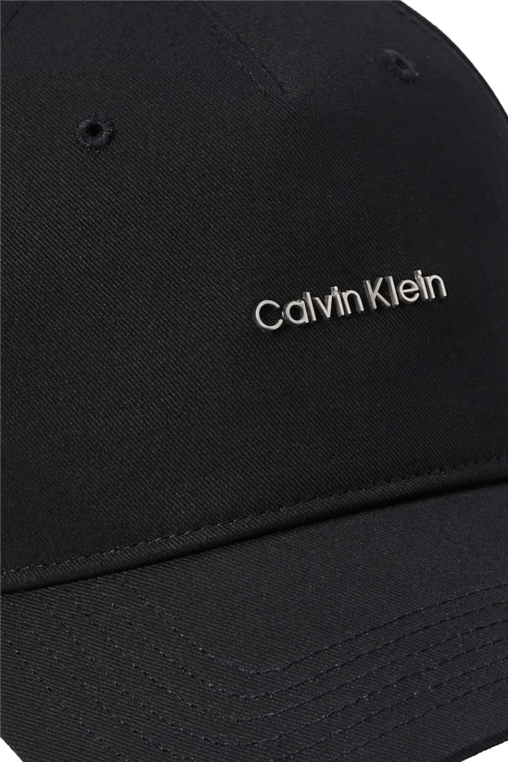 Calvin Klein Coton Twill Standard Logo Hw Cap Erkek Baseball Şapka Siyah