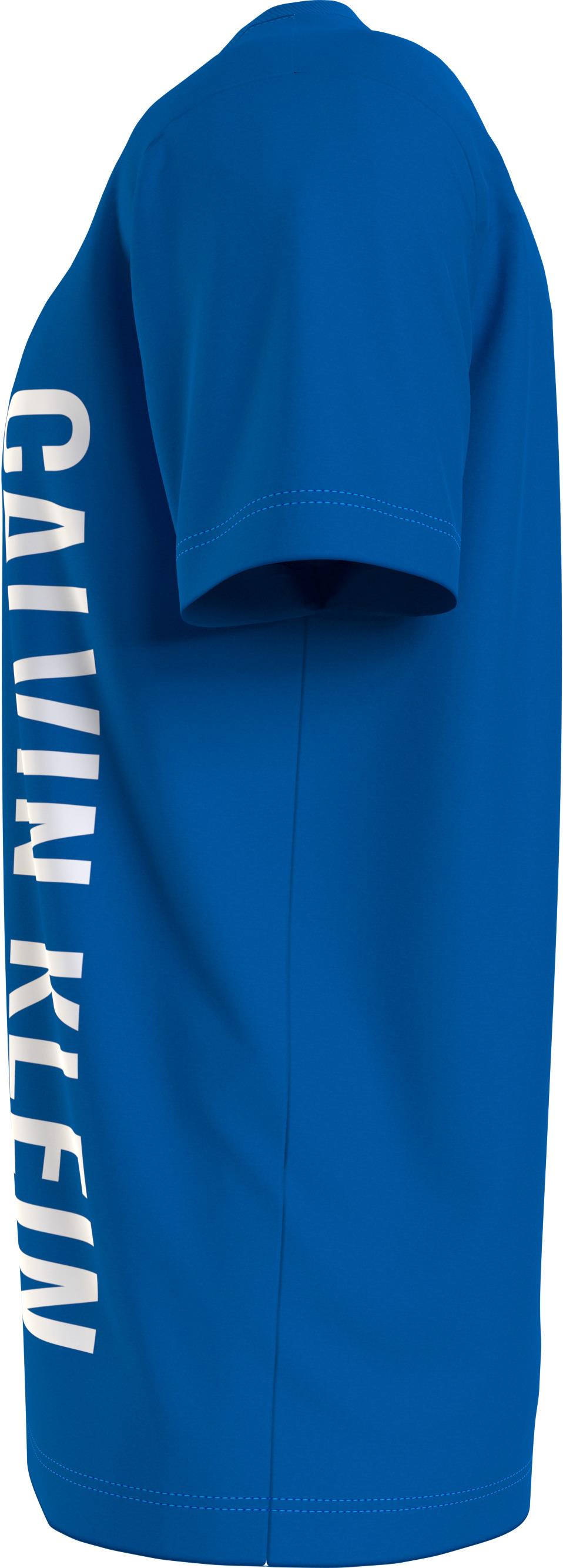Calvin Klein Crew Neck Erkek Bisiklet Yaka T-Shirt Mavi