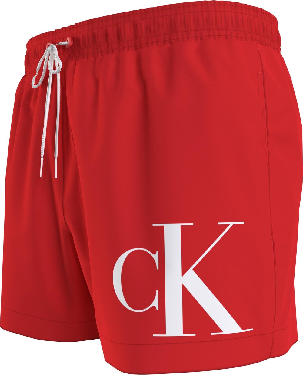 Calvin Klein Drawstring Erkek Şort Mayo Kırmızı