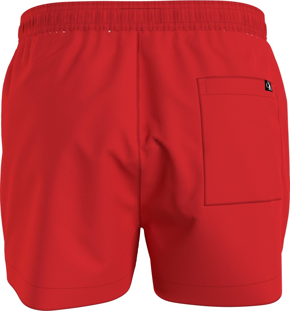 Calvin Klein Drawstring Erkek Şort Mayo Kırmızı