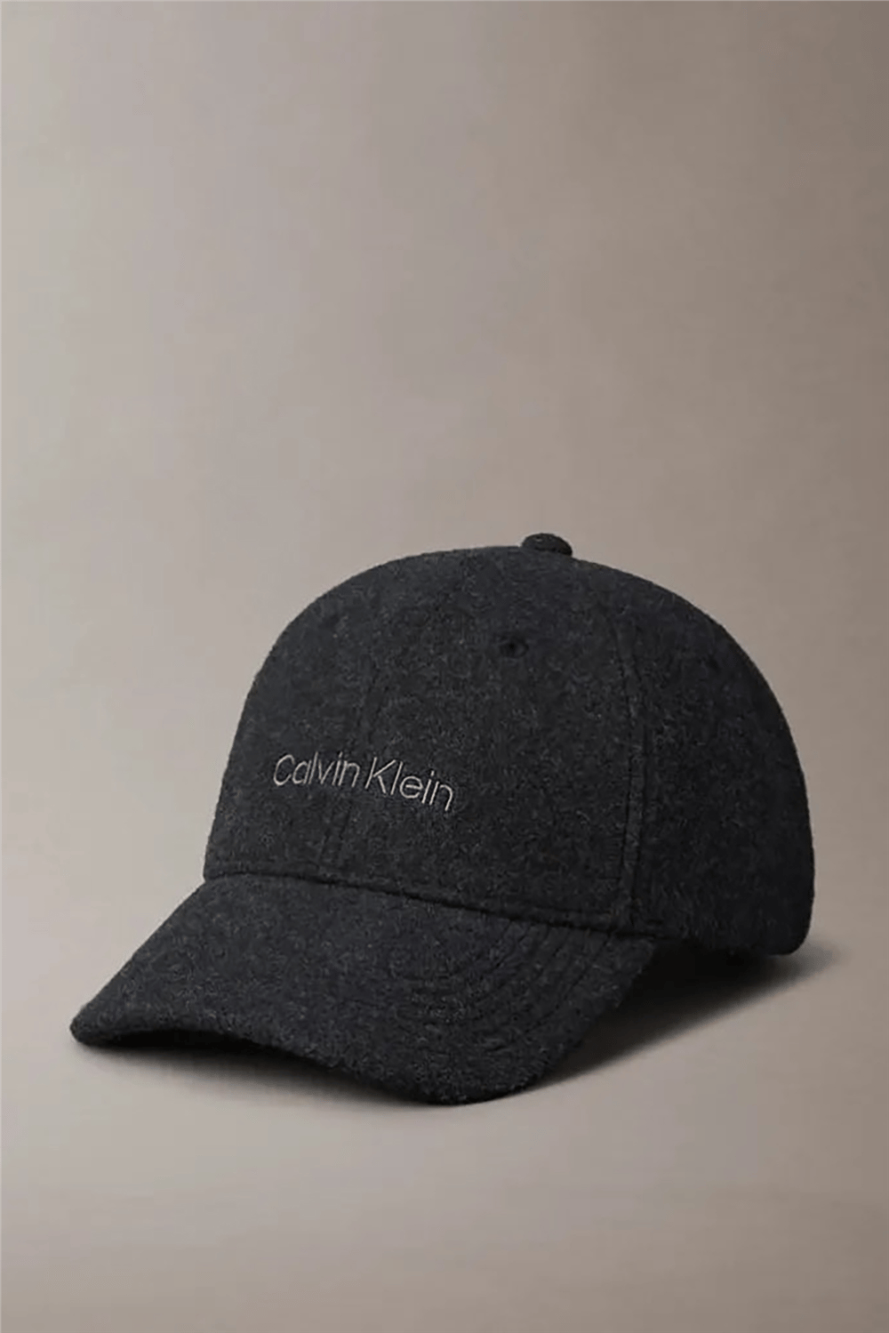 Calvin Klein Emb Titlecase Logo Felt Cap Erkek Baseball Şapka Siyah
