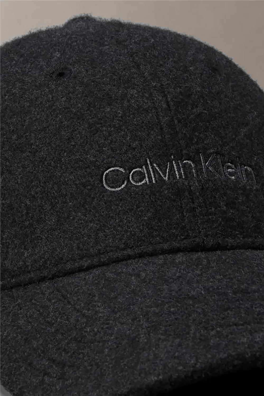 Calvin Klein Emb Titlecase Logo Felt Cap Erkek Baseball Şapka Siyah