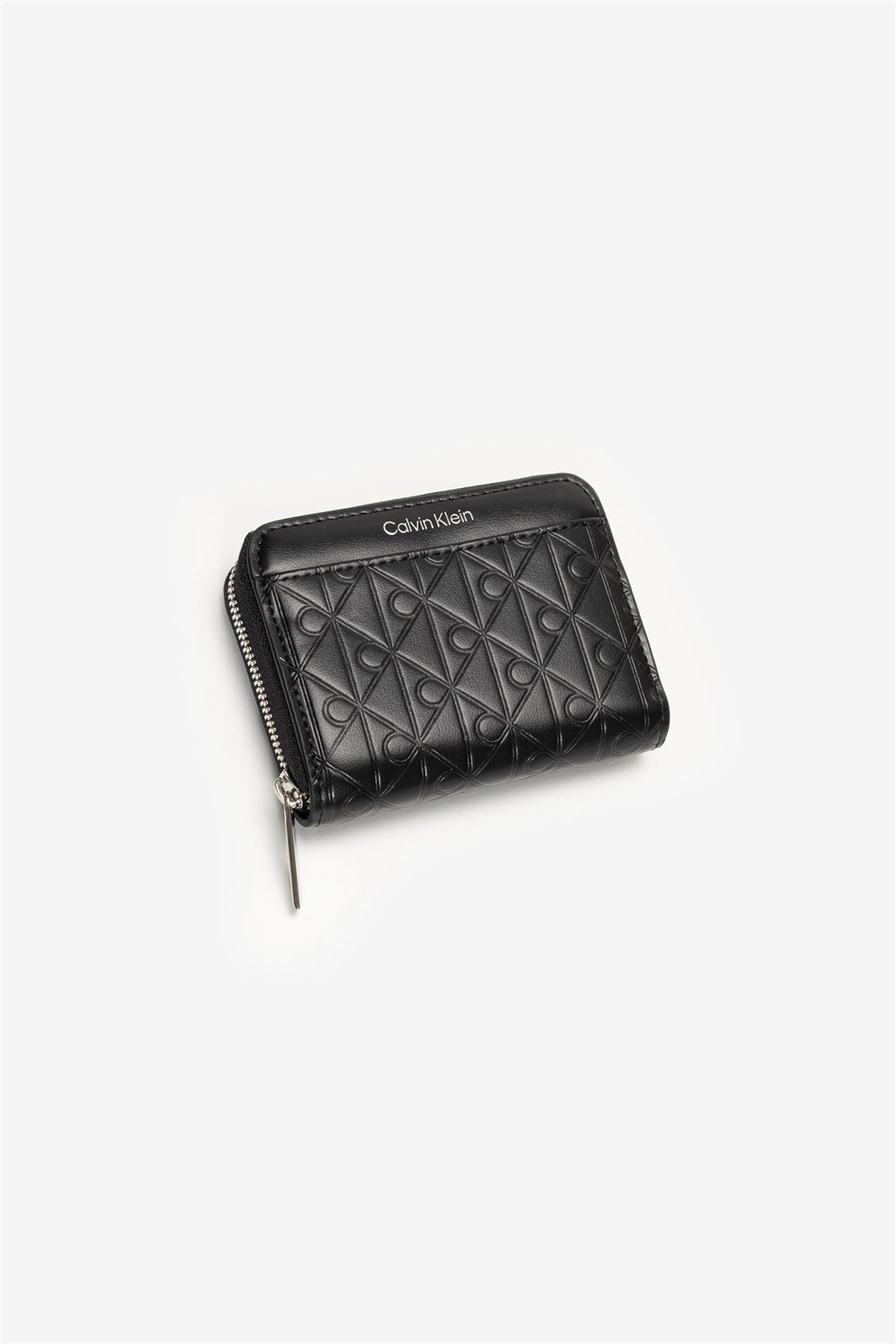 Calvin Klein Emblem Aop Embossed Zip Around Kadın Cüzdan