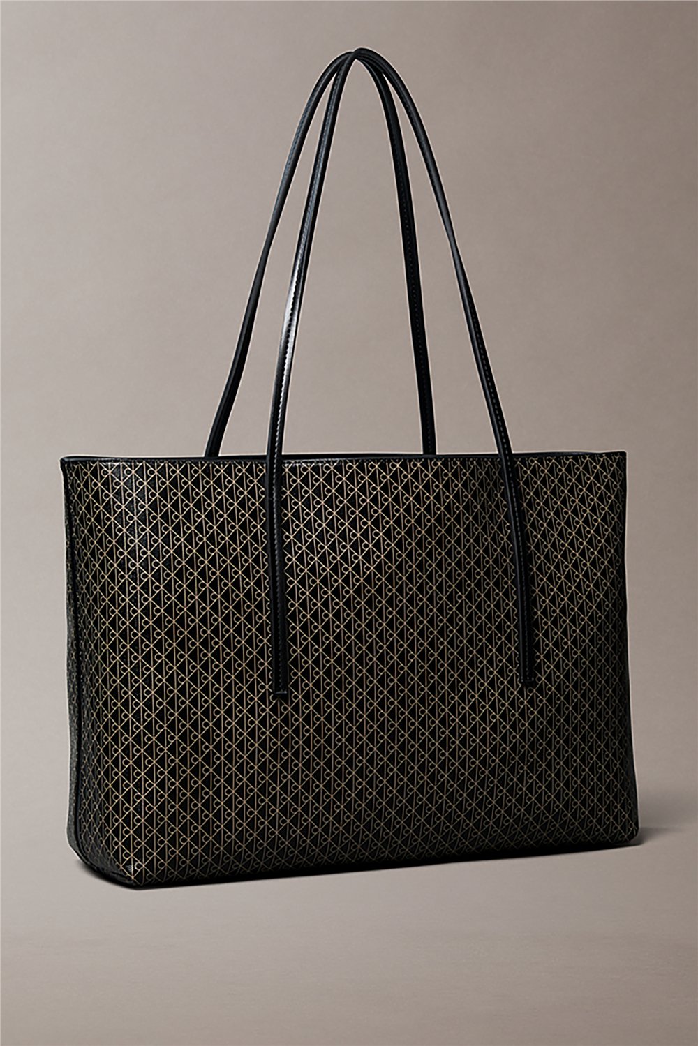 Calvin Klein Emblem Aop Tote W/ Pouch Kadın Omuz Çantası