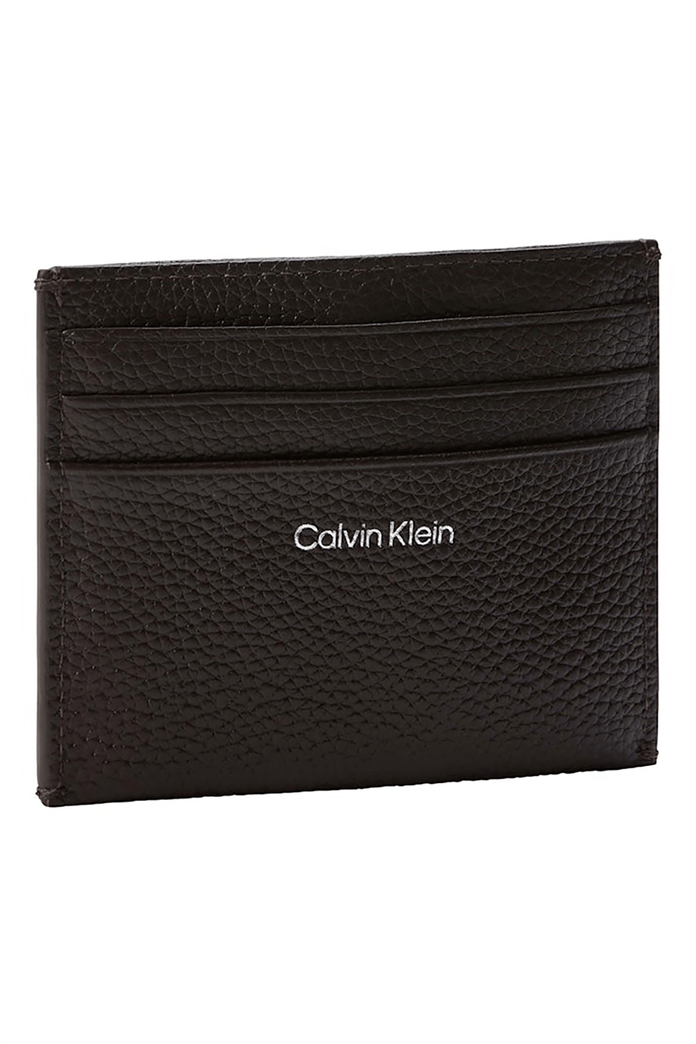 Calvin Klein Emblem Hw Pebble Cardholder Kadın Kartlık Kahverengi