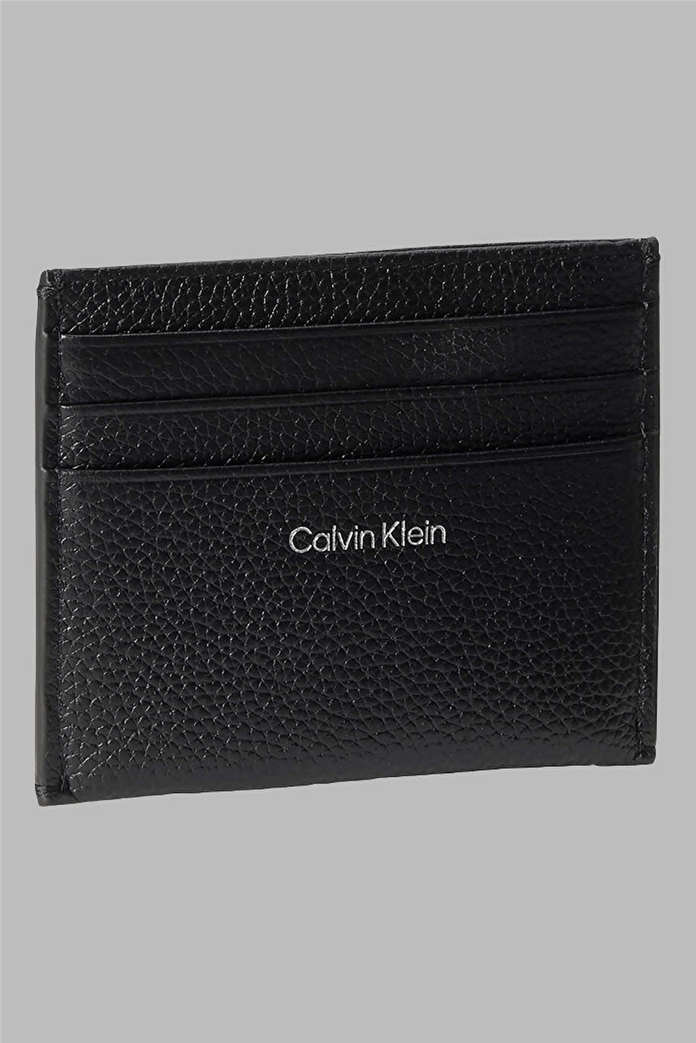 Calvin Klein Emblem Hw Pebble Cardholder Kadın Kartlık Siyah