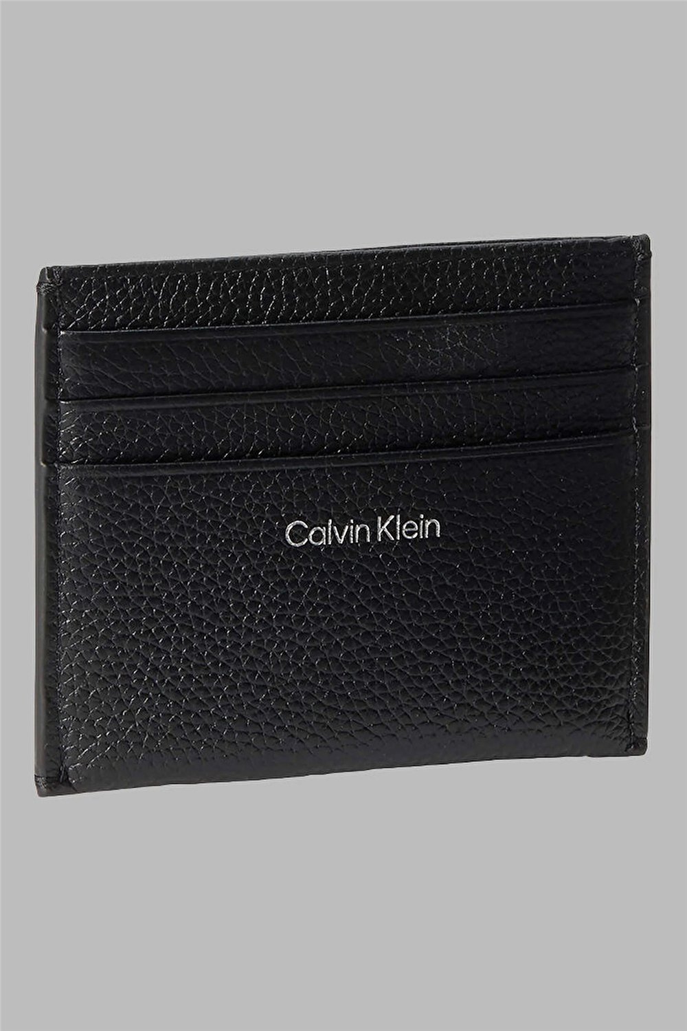 Calvin Klein Emblem Hw Pebble Cardholder Kadın Kartlık Siyah