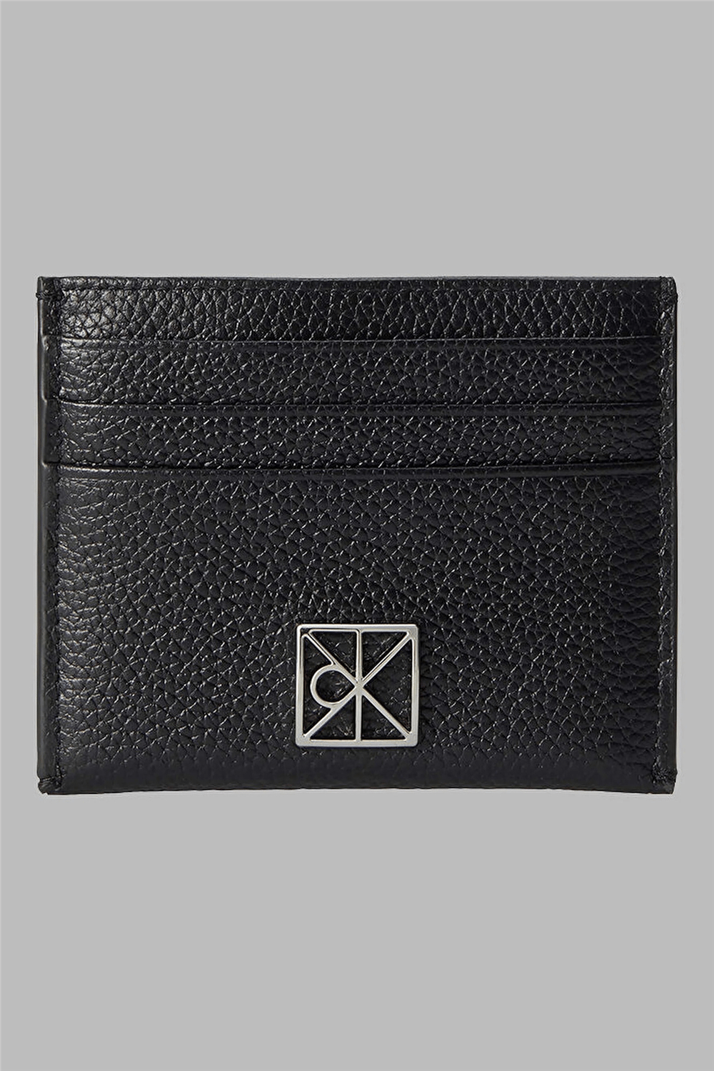 Calvin Klein Emblem Hw Pebble Cardholder Kadın Kartlık Siyah