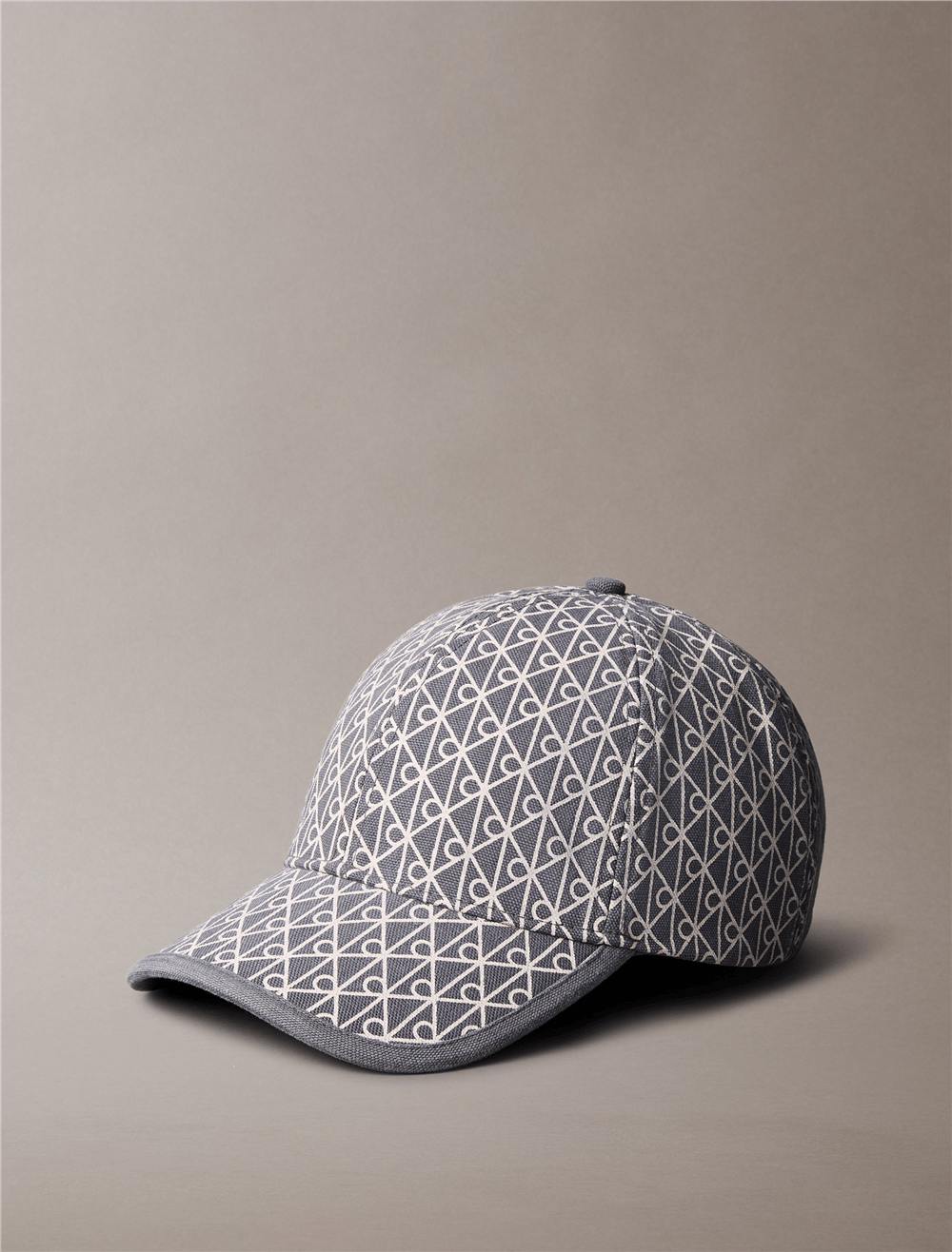 Calvin Klein Emblem Print W Leather Patch Cap Erkek Baseball Şapka