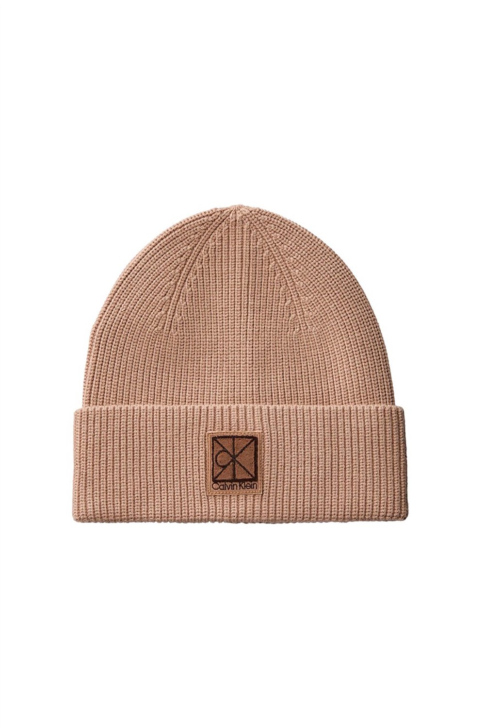 Calvin Klein Emblem Square Ri﻿B Beanie Kadın Bere