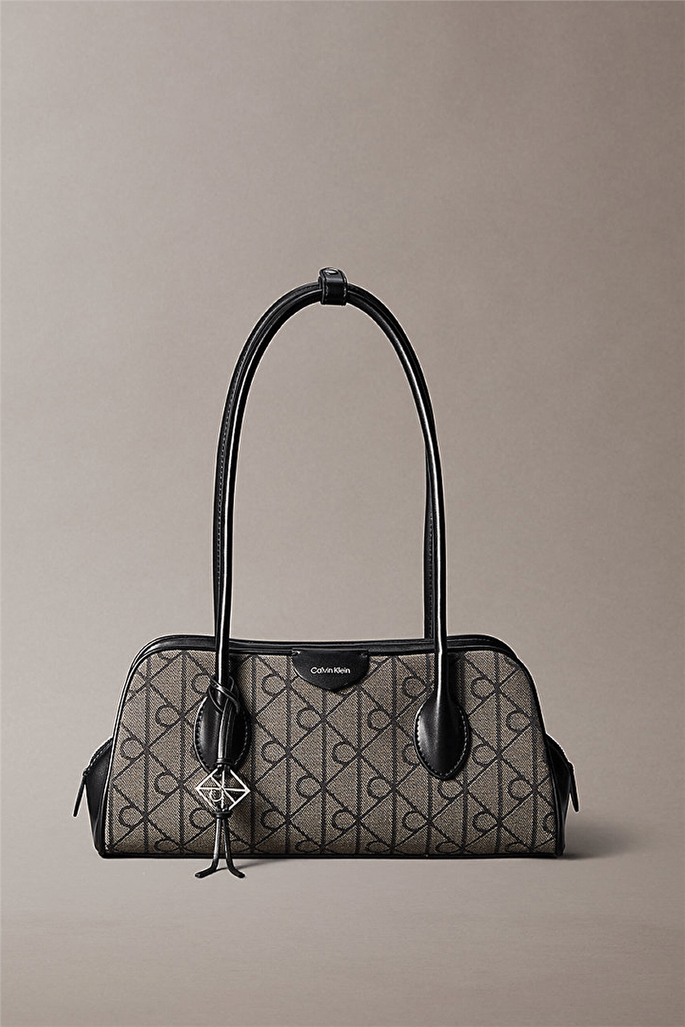 Calvin Klein Emblem Trio Jacquard Shoulder Ba Kadın Omuz Çantası