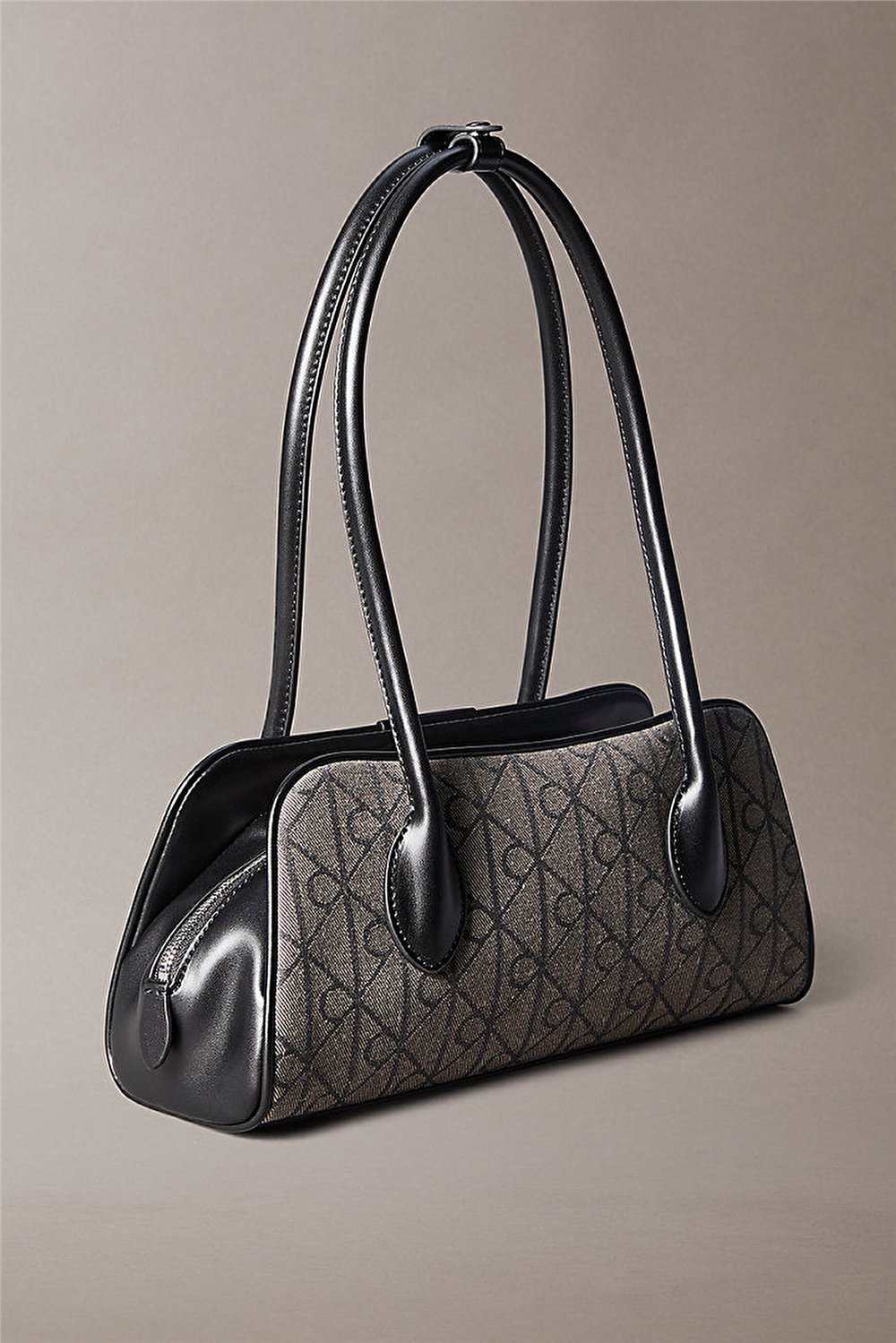 Calvin Klein Emblem Trio Jacquard Shoulder Ba Kadın Omuz Çantası