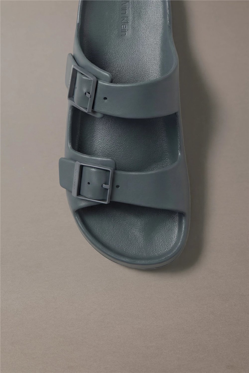 Calvin Klein Ergon Eva Double Bar Erkek Sandalet Gri